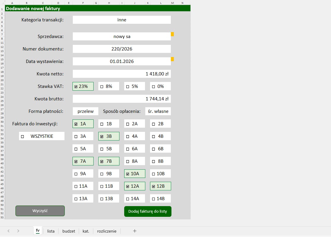 Baza Kosztów i Inwestycji - Zdjęcie 2