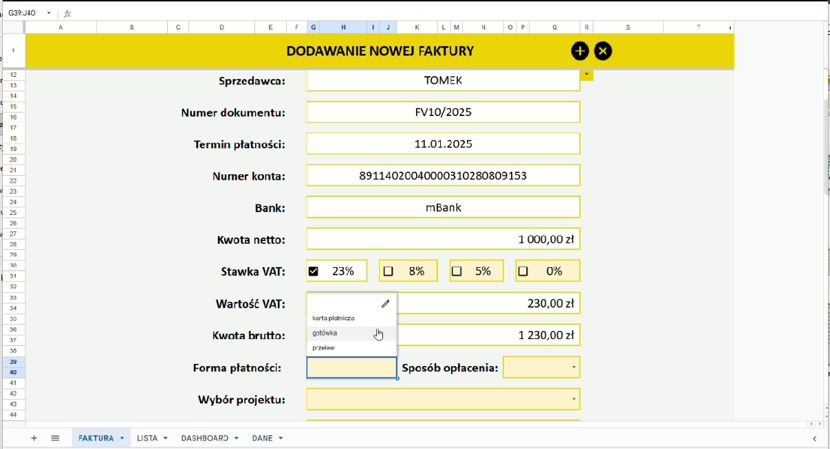 Elektroniczny Rejestr Faktur - Zdjęcie 2
