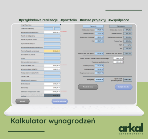 Arkusze kalkulacyjne Excel, Google Spreadsheet, Numbers | Gotowe ...